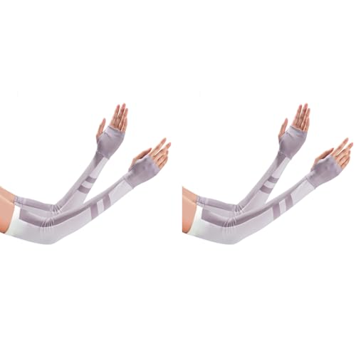 PALAY® Hand Cover Arm Sleeves for Women UV Protection Summer UPF 50 Sun Gloves Bike Golf Hiking Driving Quick Dry Breathable 2 PCS PALAY® Hand Cover Arm Sleeves for Women UV Protection Summer UPF 50 Sun Gloves Bike Golf Hiking Driving Quick Dry Breathable 2 PCS